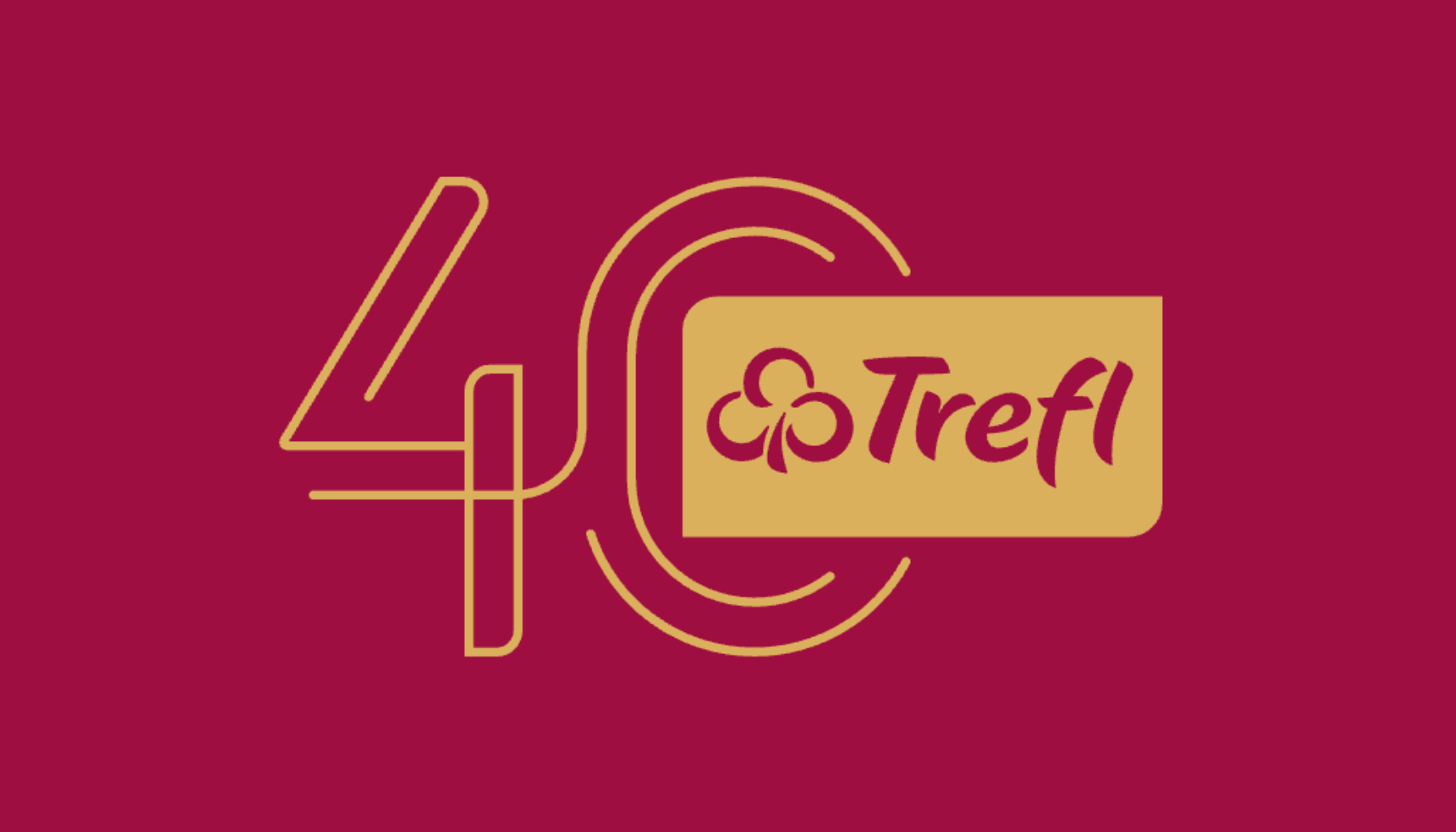 Trefl logo pour les 40 ans