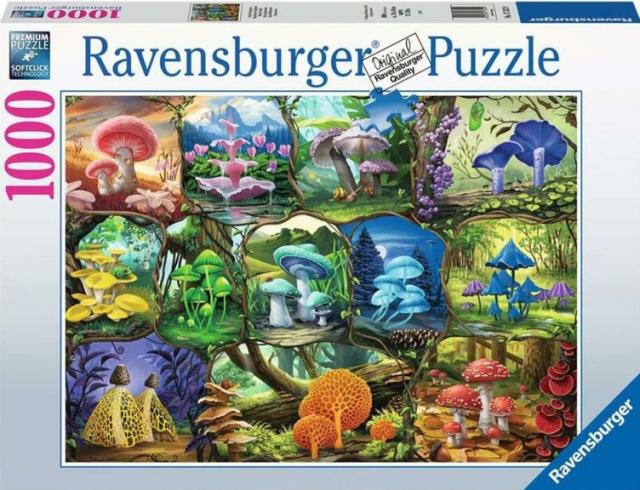 Ravensburger puzzle 1000 pièces - Beautiful Mushrooms