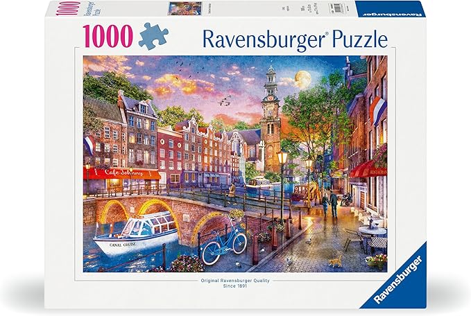 Ravensburger puzzle 500 pièces - Coucher de Soleil sur Amsterdam