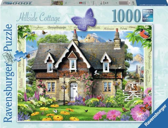 Ravensburger puzzle 1000 pièces - Hillside Cottage