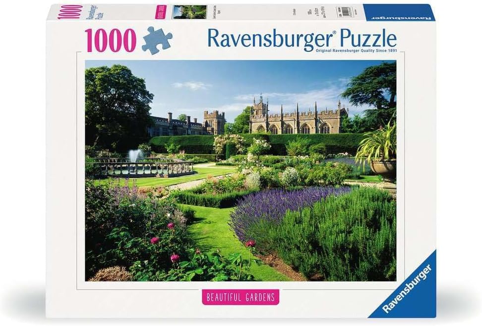 Ravensburger puzzle 1000 pièces - Beautiful Queen's Garden, Château de Sudeley