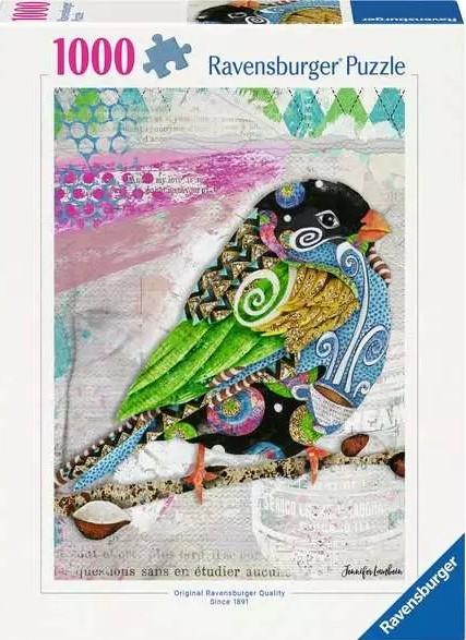 Ravensburger puzzle 1000 pièces - Swirly Bird