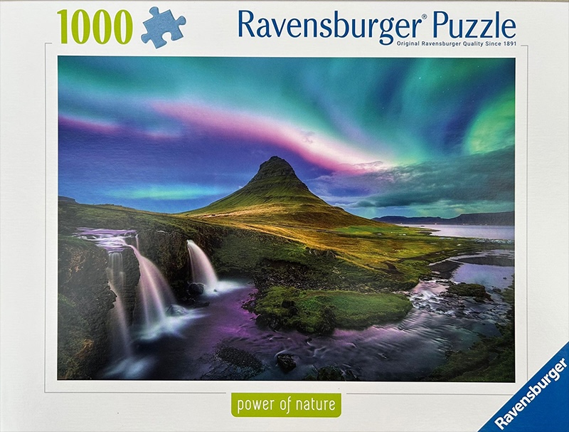 Ravensburger puzzle 1000 pièces - Aurore over Kirkjufell