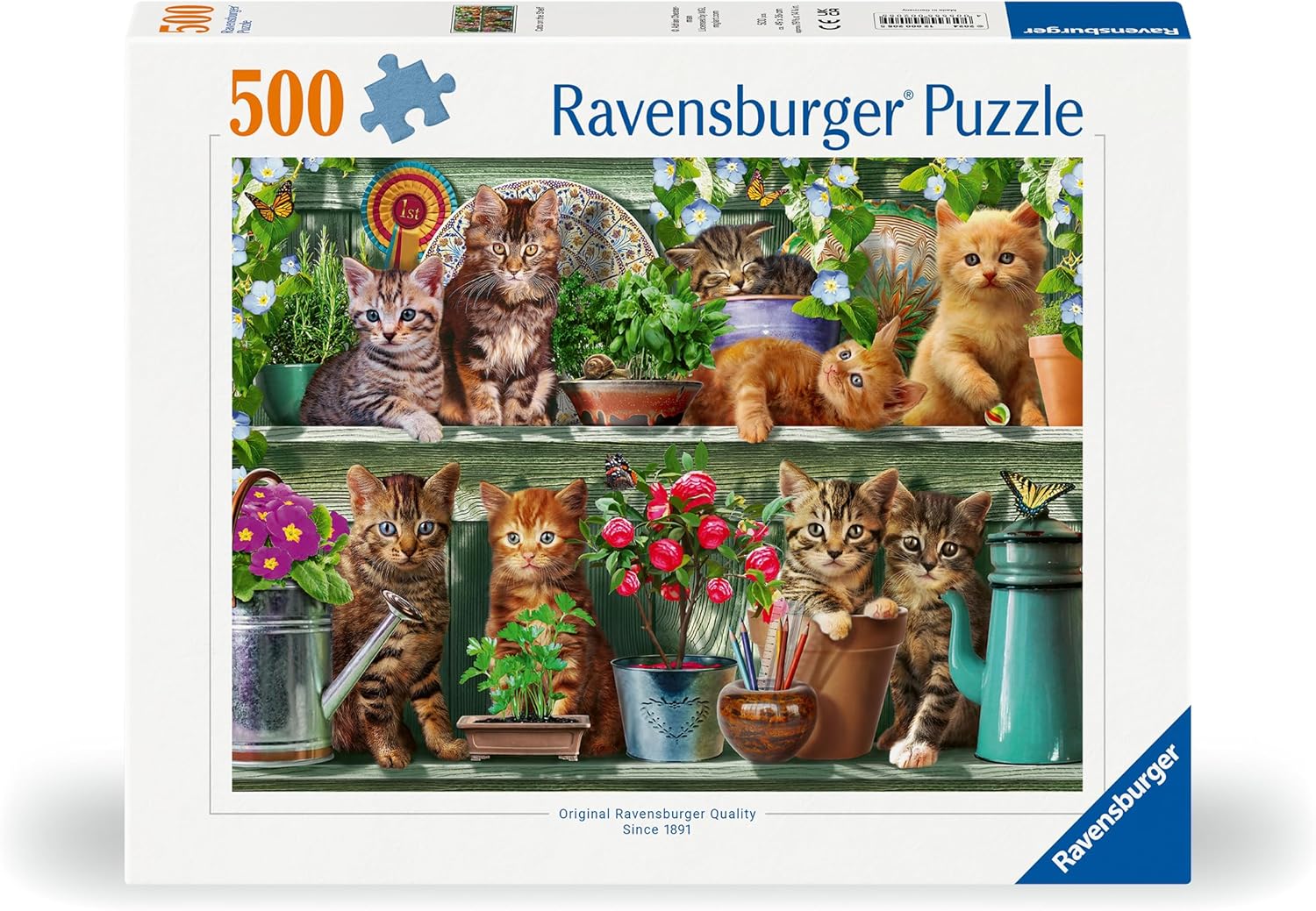 Ravensburger puzzle 500 pièces - Chats sur étagère