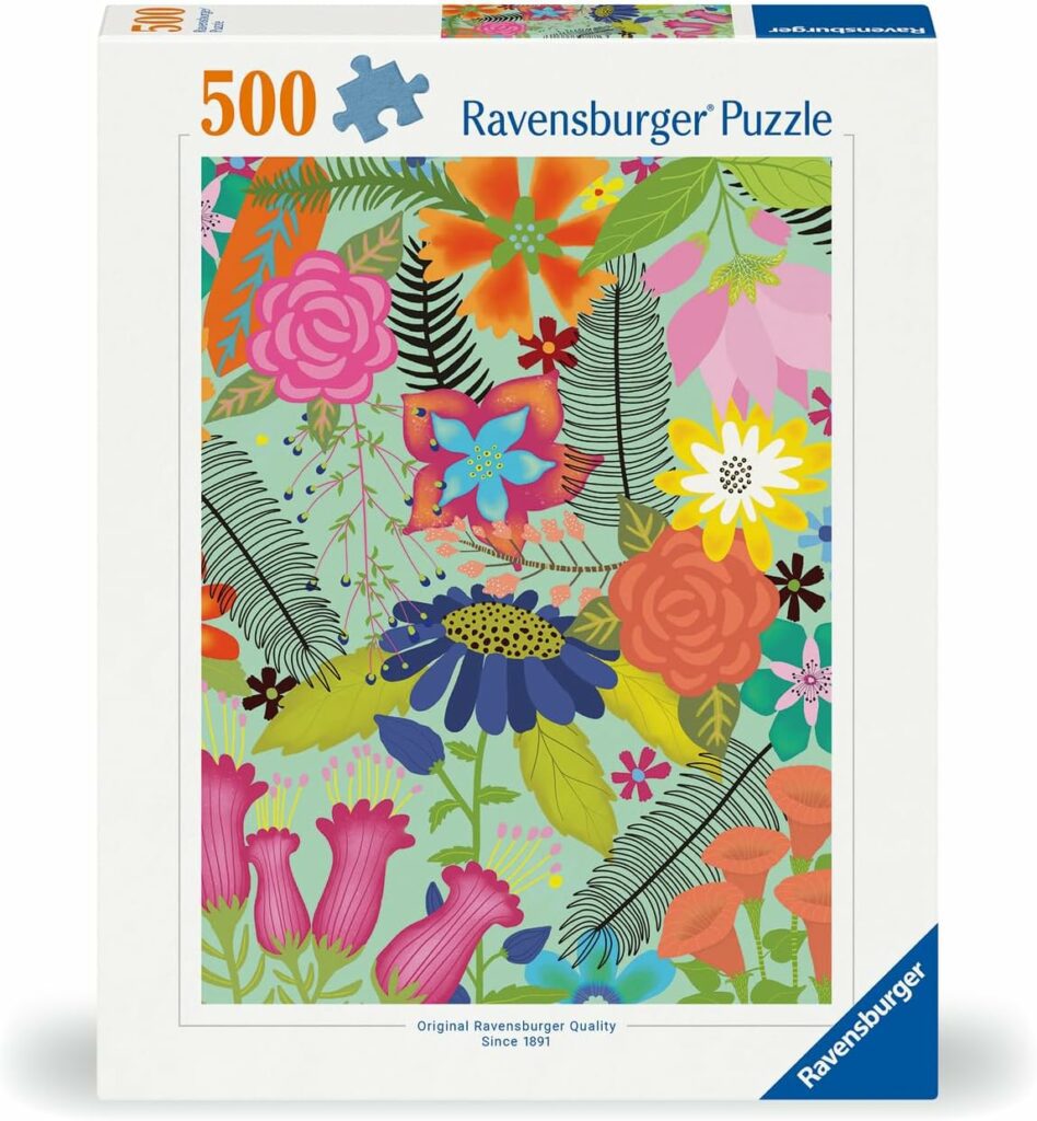 Ravensburger – Jungle de Fleurs, 500 pièces