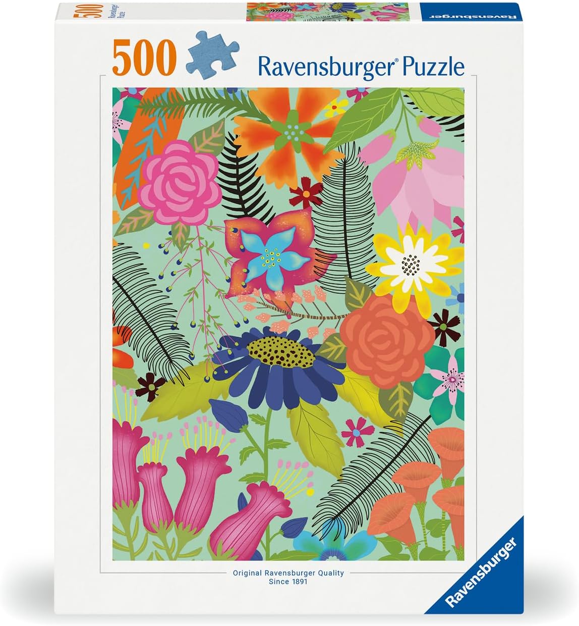 Ravensburger puzzle 500 pièces - Jungle de Fleurs