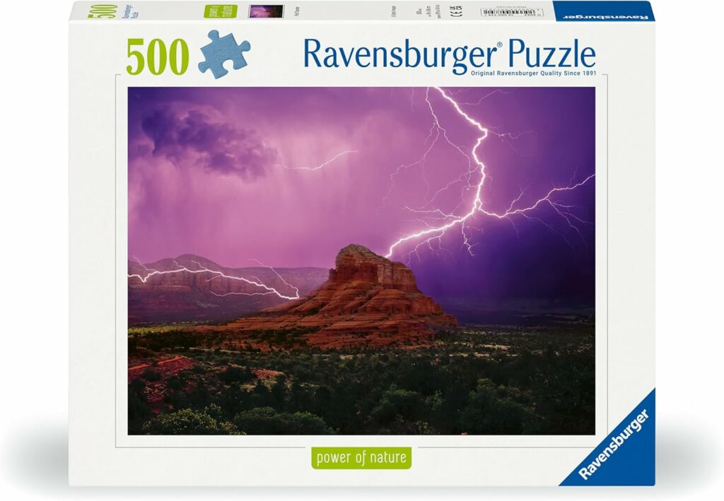 Ravensburger puzzle 500 pièces - Tonnerre Rose