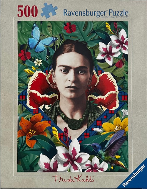 Ravensburger puzzle 500 pièces - Frida Kahlo, Blooming Fantasy