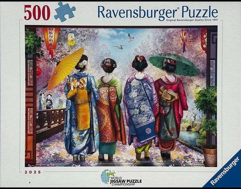 Ravensburger puzzle 500 pièces - Promenade florale
