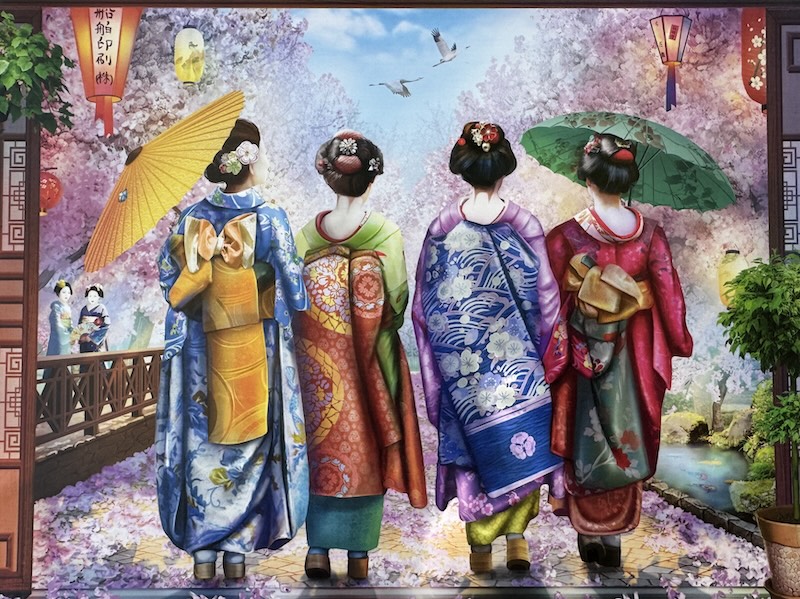 Ravensburger puzzle 500 pièces - Promenade florale