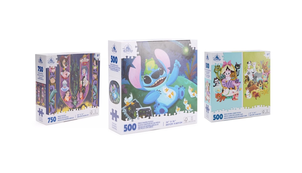 Nouveaux puzzles Disney : Stitch, Villains, attractions et plus