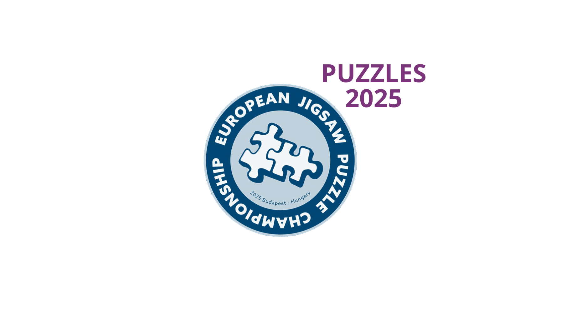 Les puzzles du Championnat Européen de Puzzle 2025 (EJPC)