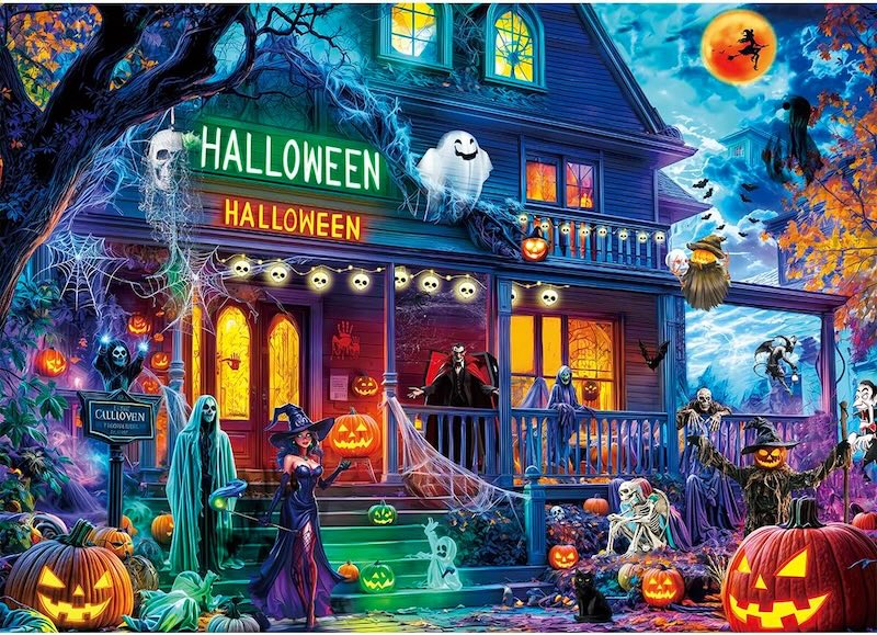Huadada 1000 pièces - Halloween Classique