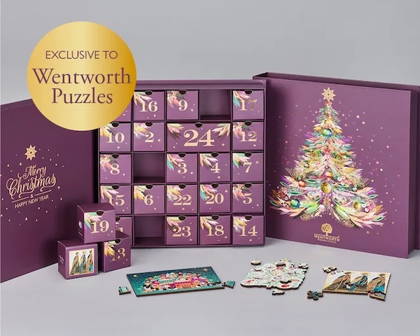 Calendrier de l'avent puzzle - Wentworth Puzzles