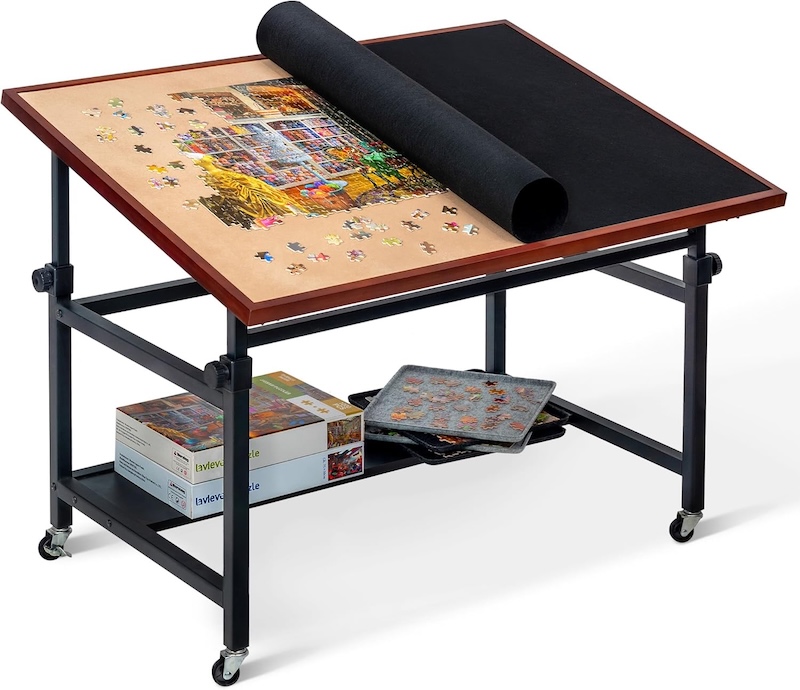 Lavievert - Table de puzzle inclinable pour 1500 pièces