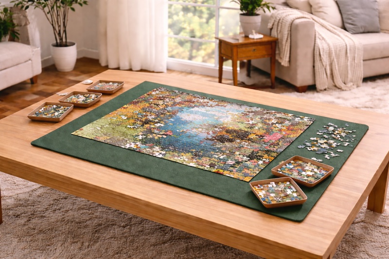 Puzzle sur table