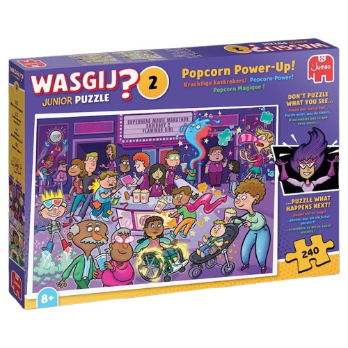 240 pièces puzzle - Wasgij? - Popcorn power-up