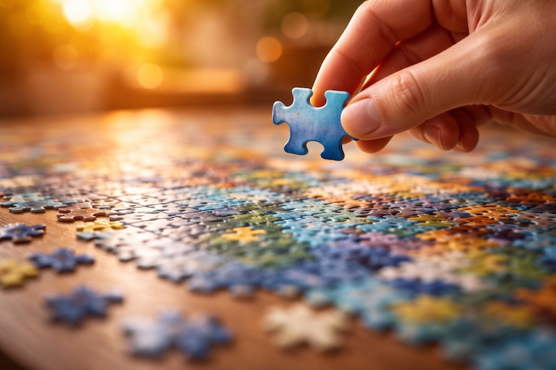 Une pièce de puzzle classique