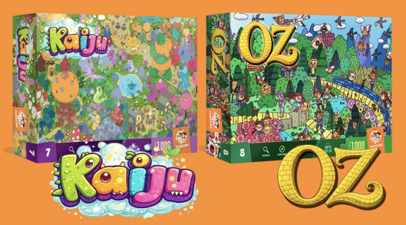 Puzzlide - series 3 - Oz & Kaiju