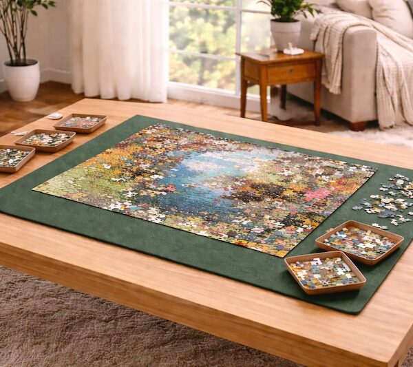 Puzzle sur une table