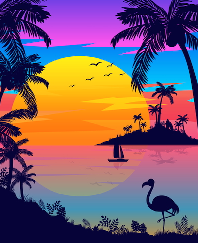 500 pièces puzzle - Ravensburger - Tropicana Sunset