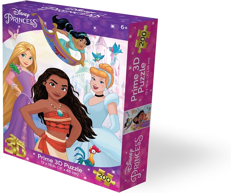 200 pièces puzzle - Prime 3D - Disney Princesses