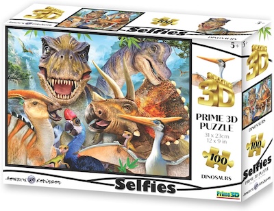63 pièces puzzle - Prime 3D - Dinosaure