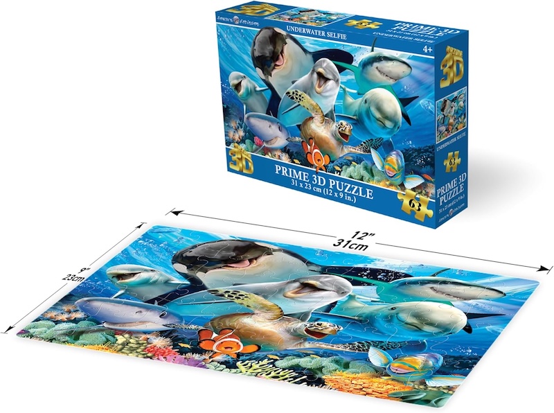 63 pièces puzzle - Prime 3D - Ocean Selfie