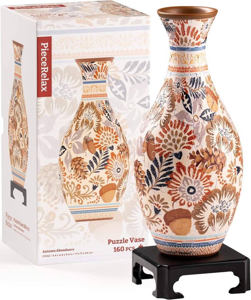 PieceRelax - Puzzle Vase - Autumn Abundance
