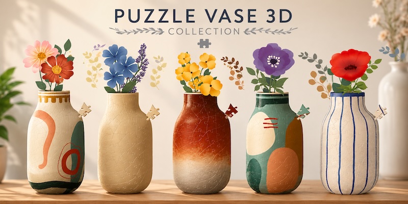 Ravensburger Puzzle Vase 3D banner