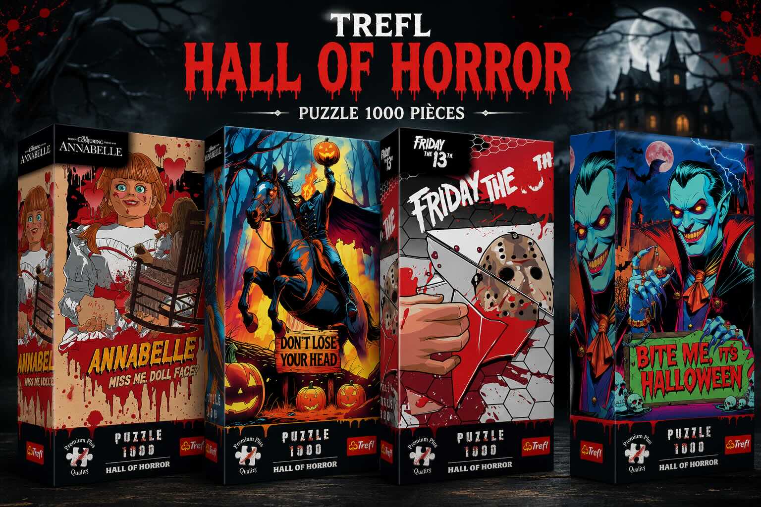 1000 puzzles Trefl - Hall of horrors